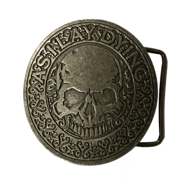 AS I LAY DYING - SKULL BELT BUCKLE