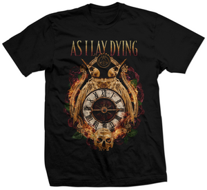 As I Lay Dying - DOUBLE PHOENIX BLACK TEE